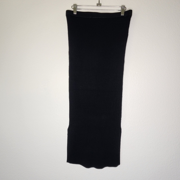 Cami NYC Black IDA Ribbed Skirt L - Picture 4 of 8